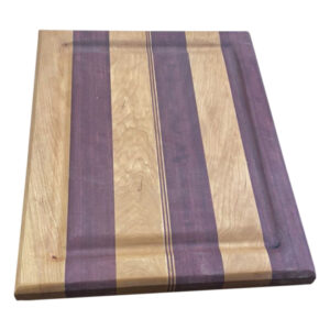 Montana Made Cutting Board in Purpleheart and Cherry
